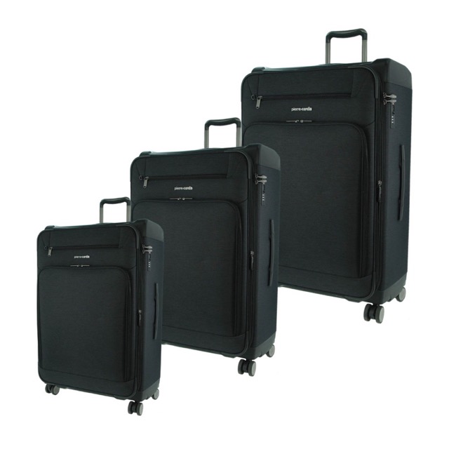 pierre cardin 3 piece luggage set