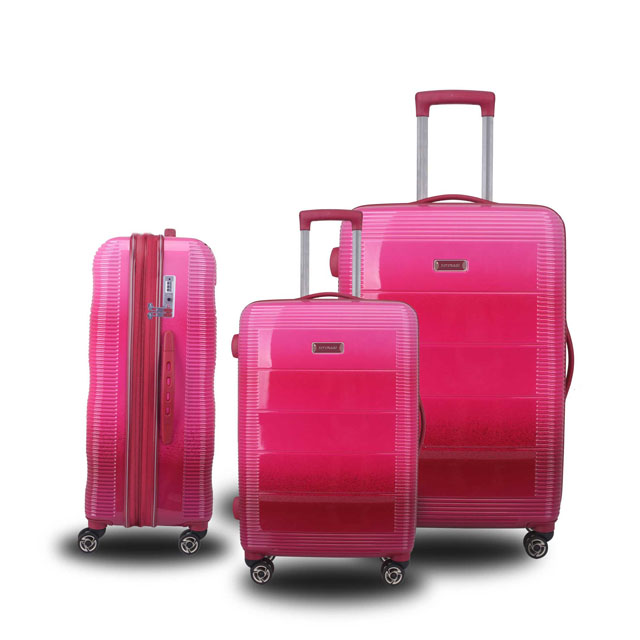 pink suitcase australia