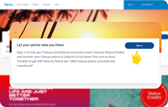 Link your Flybuys and Velocity accounts