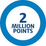 2 million points roundel