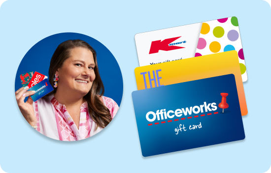 Flybuys 50 member, Jenny and gift cards