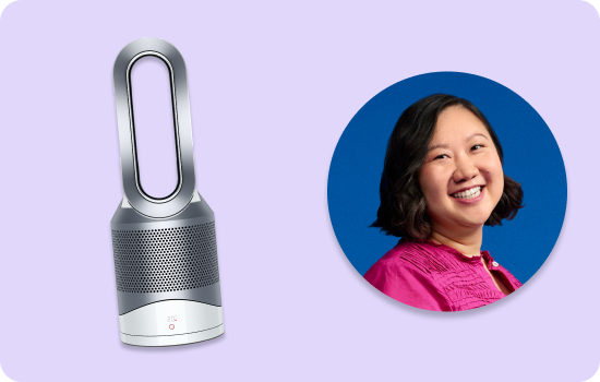 Flybuys 50 member Sarah, and air purifier