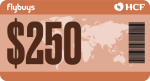 $250 Flybuys travel voucher